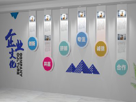 罗源企业文化墙需要传递什么办公文化？